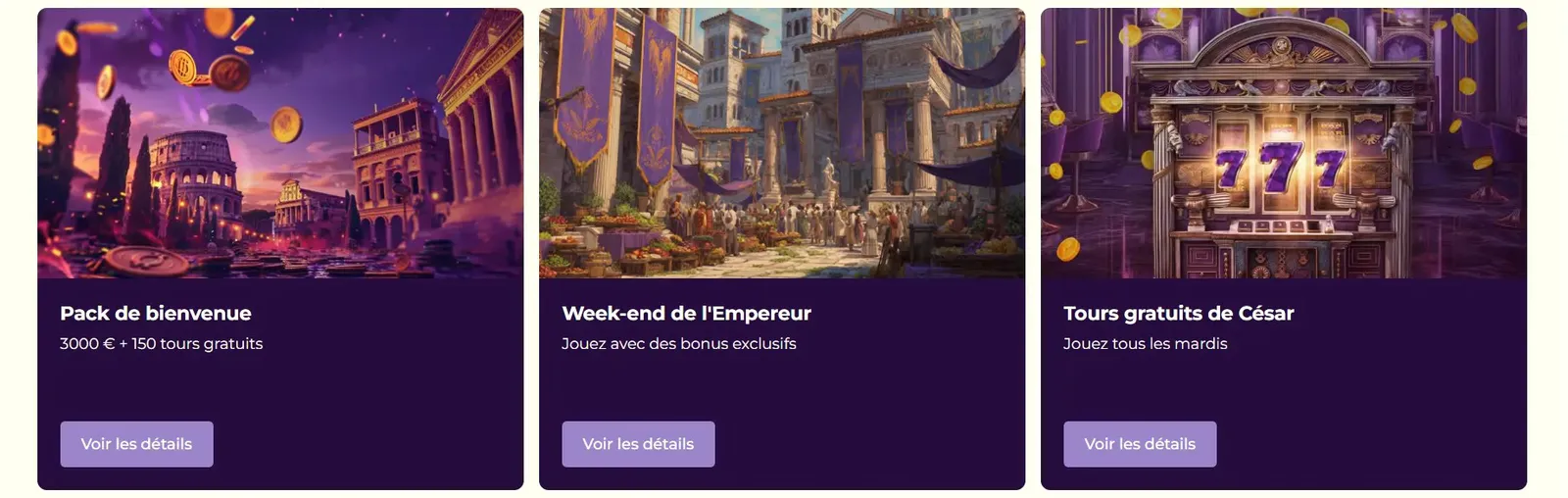 bonus et promotions de Julius Casino